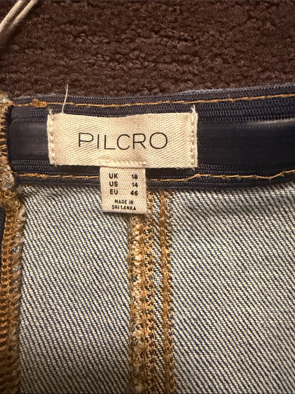 Pilcro Light Wash Denim Corset Wide-Leg Jeans - Picture 2 of 4